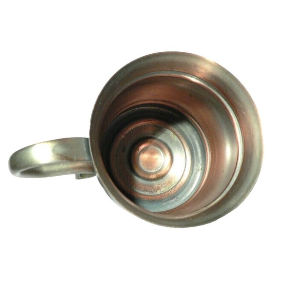 Copper cup mug mule Gregorian Question mark handle nice even patina Vintage - Picture 4 of 8